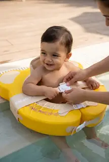 2'si 1 Arada Büyüyen Bebek Yüzme Simidi · Görsel 3
