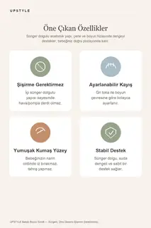 Süngerli Dino Bebek Yüzme Simidi · Görsel 6