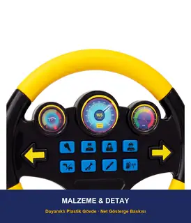 Sesli Işıklı Direksiyon Oyuncağı · Görsel 3