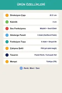 MiniSürücü Bebek Direksiyon Oyuncağı · Görsel 3