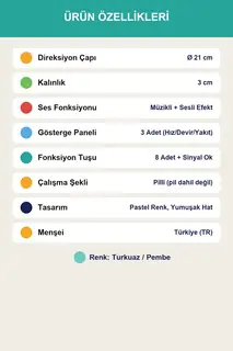 MiniSürücü Bebek Direksiyon Oyuncağı · Görsel 3