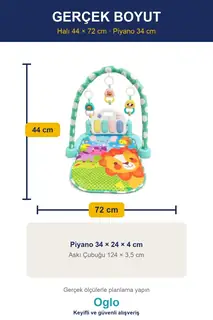 Piyanolu Bebek Oyun Halısı · Görsel 2