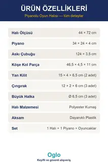 Piyanolu Bebek Oyun Halısı · Görsel 8