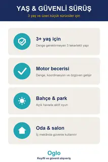 3 Tekerlekli Sepetli Çocuk Scooter · Görsel 7