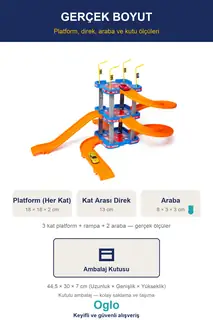 3 Katlı Otopark Garaj Oyun Seti · Görsel 2
