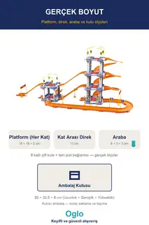 6 Katlı Otopark Garaj Yarış Pisti Seti · Görsel 2