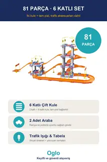 6 Katlı Otopark Garaj Yarış Pisti Seti · Görsel 3