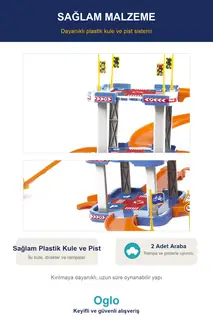 6 Katlı Otopark Garaj Yarış Pisti Seti · Görsel 4