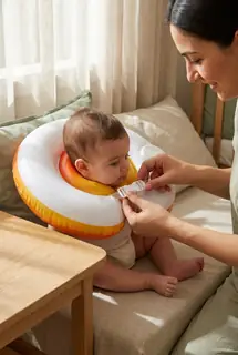 Kendinden Şişen Bebek Yüzme Simidi · Görsel 3