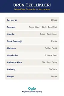 Tekne Formlu Plaj Kum Seti · Görsel 8