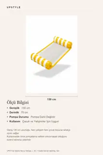 4'ü 1 Arada Şişme Havuz Koltuğu · Görsel 5