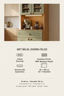 Barista Kahve Köşesi Dolabı · Görsel 8