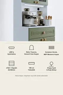 Barista Kahve Köşesi Dolabı · Görsel 7
