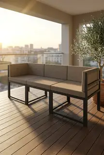 Brio 3'lü Bahçe ve Balkon Koltuk Takımı · Görsel 5