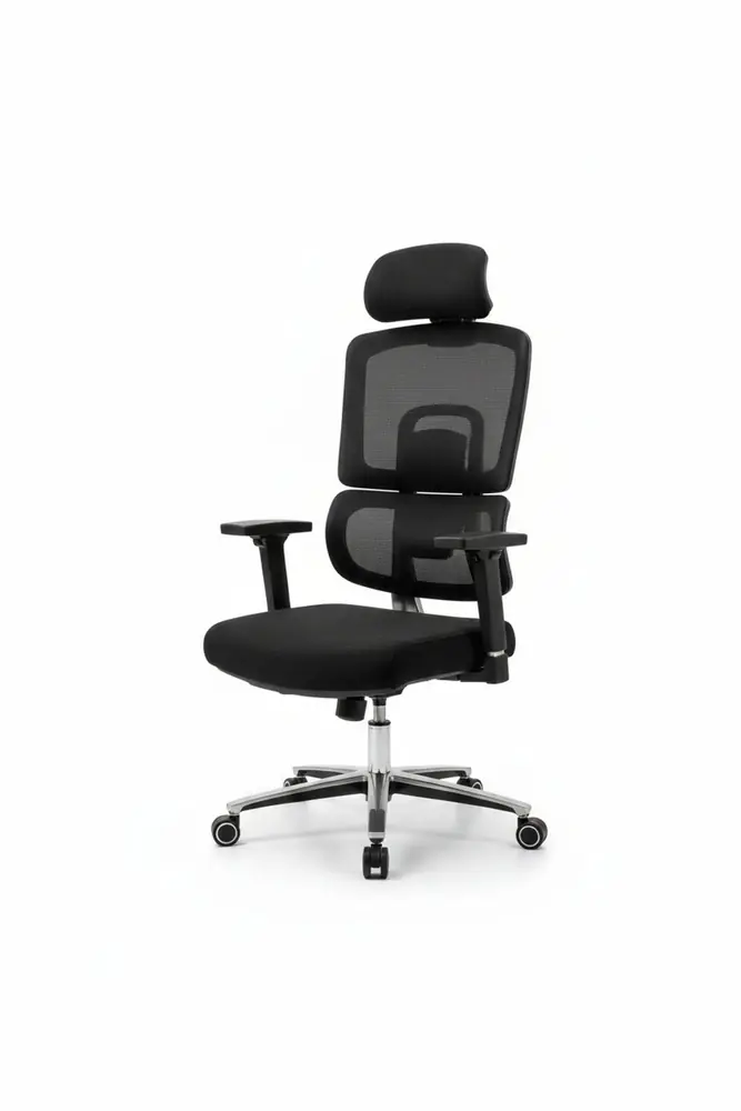Efe Premium Ergonomik Ofis Koltuğu (3D Kolçak) – Siyah