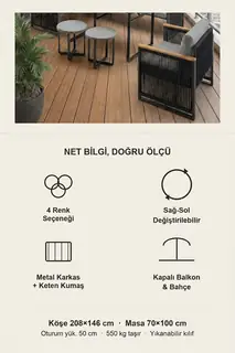Laguna Köşe Oturma Takımı · Görsel 8