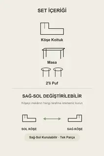 Laguna Köşe Oturma Takımı · Görsel 4