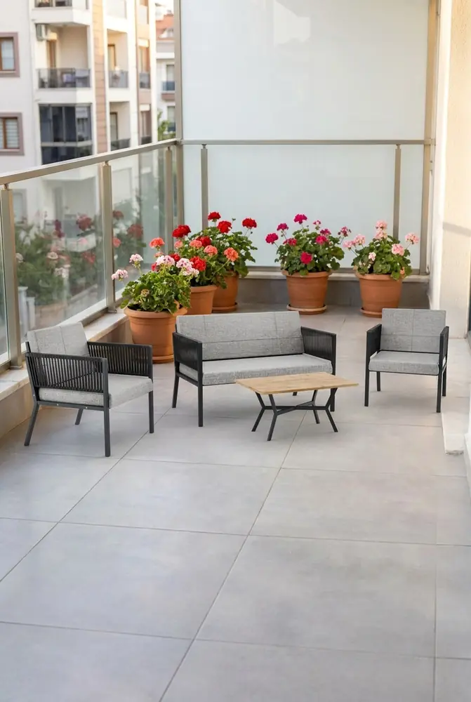 Lido Bahçe ve Balkon Oturma Takımı
