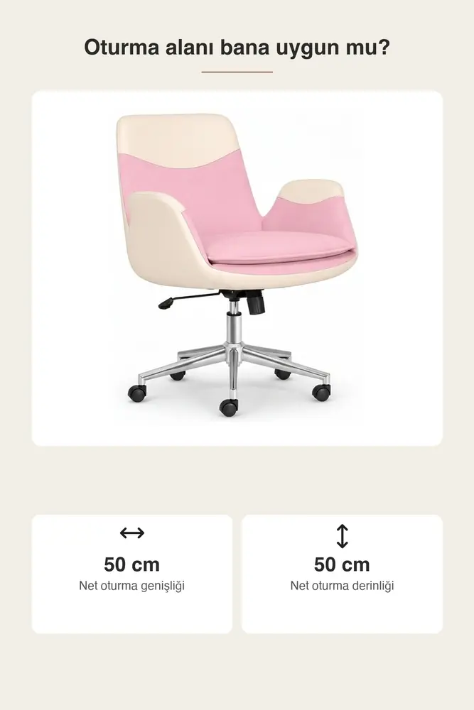 Lodos Kumaş Ergonomik Çalışma Koltuğu · Görsel 3