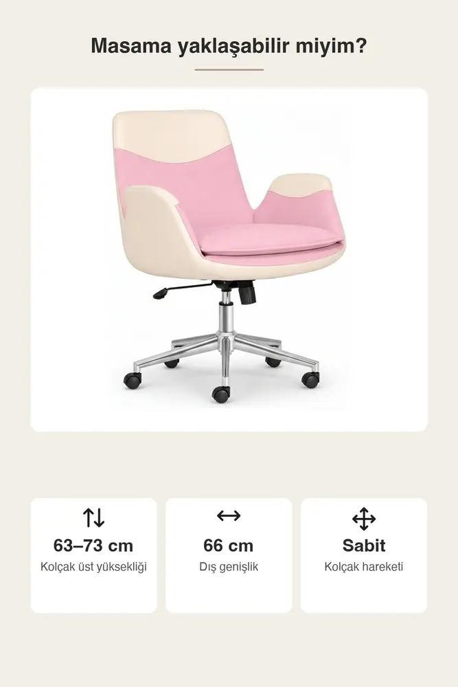Lodos Kumaş Ergonomik Çalışma Koltuğu · Görsel 4