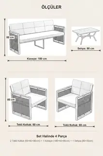 Maris Bahçe ve Balkon Oturma Takımı · Görsel 2