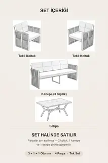 Maris Bahçe ve Balkon Oturma Takımı · Görsel 4