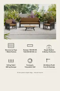 Maris Bahçe ve Balkon Oturma Takımı · Görsel 6