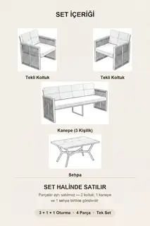 Maris Bahçe ve Balkon Oturma Takımı · Görsel 4