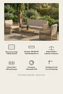 Maris Bahçe ve Balkon Oturma Takımı · Görsel 7