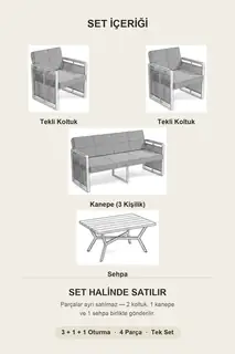 Maris Bahçe ve Balkon Oturma Takımı · Görsel 4