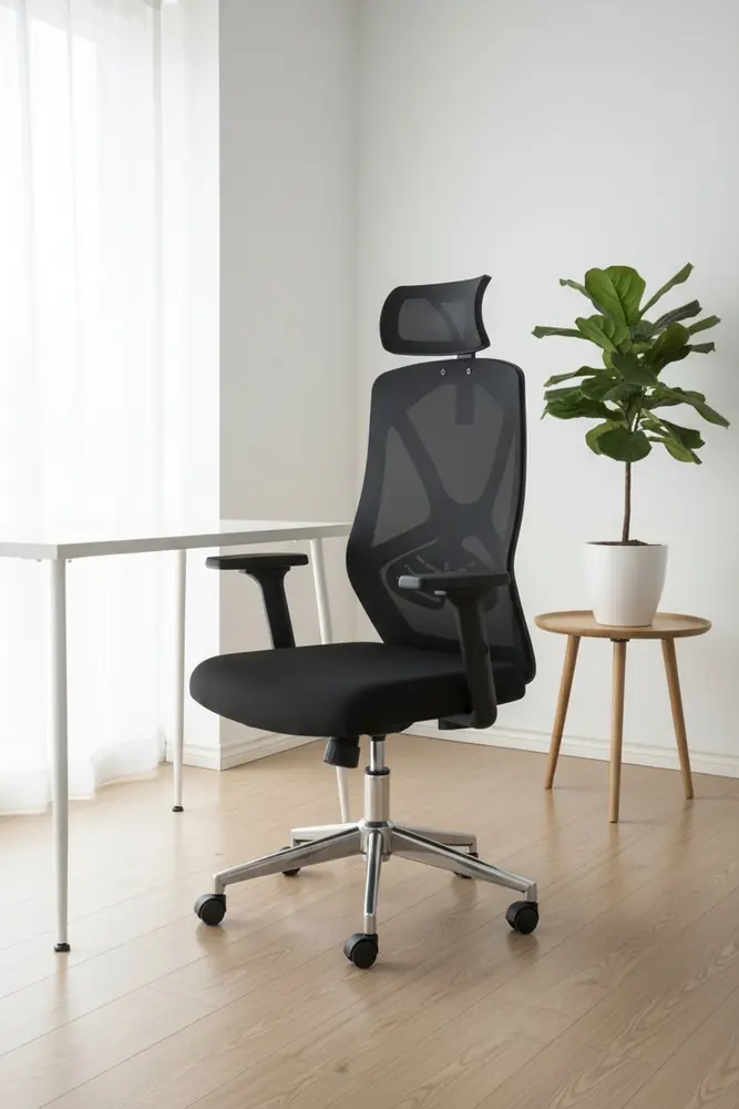 Meltem Başlıklı Kumaş Ergonomik Çalışma Koltuğu · Görsel 2