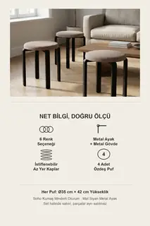 Mila İstiflenebilir Puf · Görsel 8