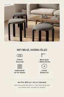 Mila İstiflenebilir Puf · Görsel 8