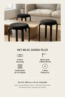 Mila İstiflenebilir Puf · Görsel 8