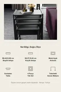Mira İç İçe Zigon Sehpa · Görsel 8