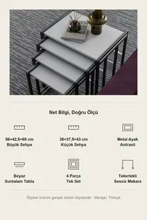 Mira İç İçe Zigon Sehpa · Görsel 8
