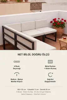 Nora Modüler Köşe Koltuk Takımı · Görsel 8