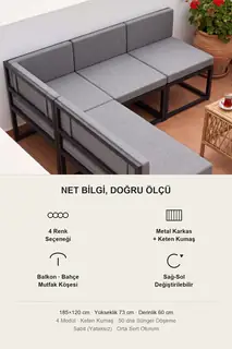 Nora Modüler Köşe Koltuk Takımı · Görsel 8