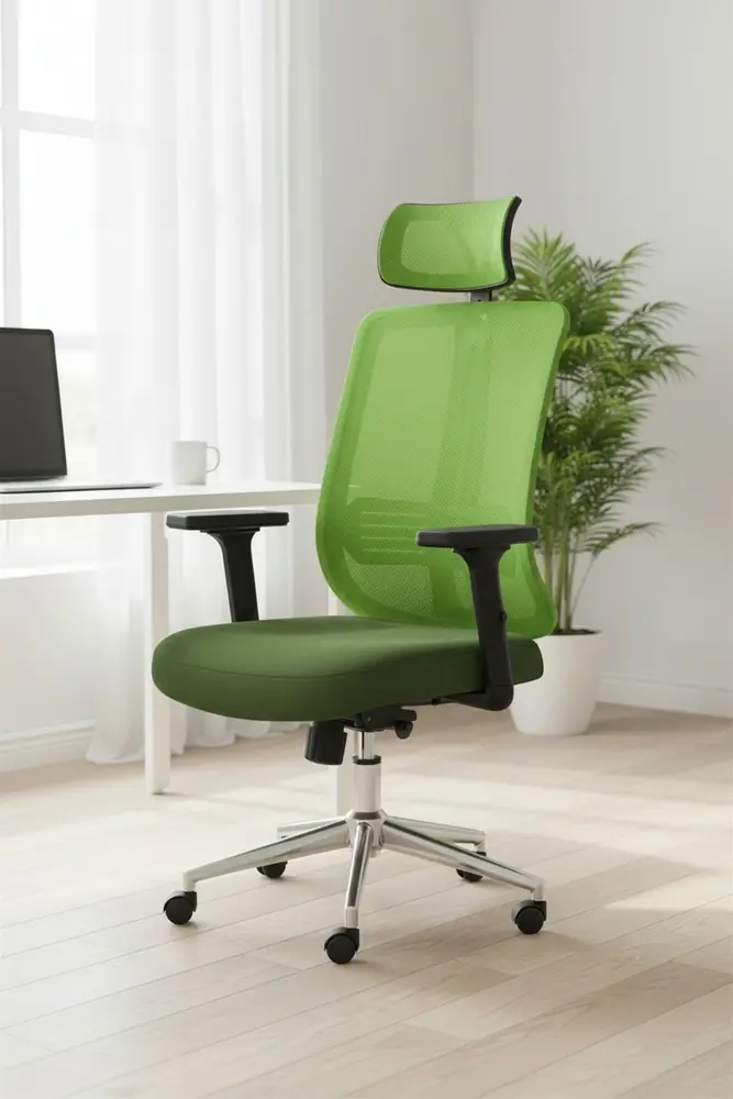 Poyraz Başlıklı Fileli Ergonomik Çalışma Koltuğu · Görsel 2