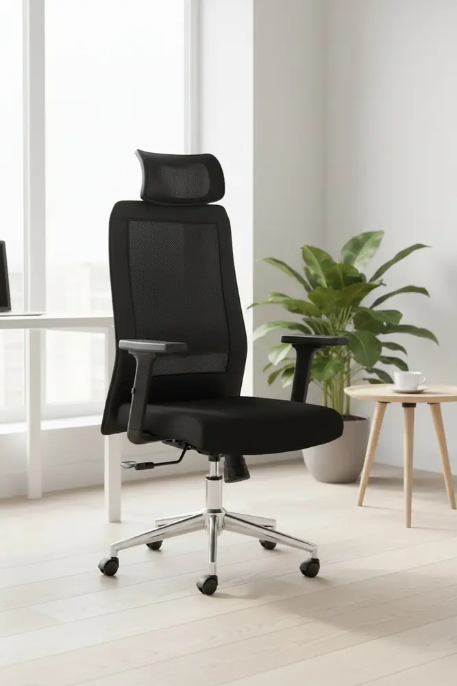 Yamaç Başlıklı Ergonomik Çalışma ve Yönetici Koltuğu · Görsel 2