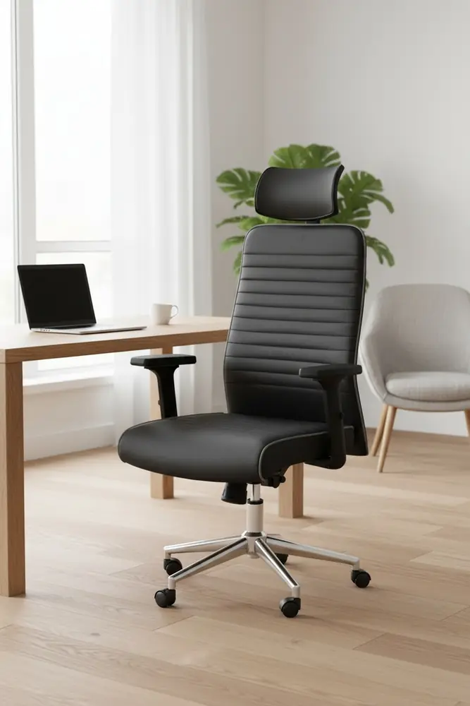 Zirve Deri Ergonomik Çalışma ve Yönetici Koltuğu · Görsel 2