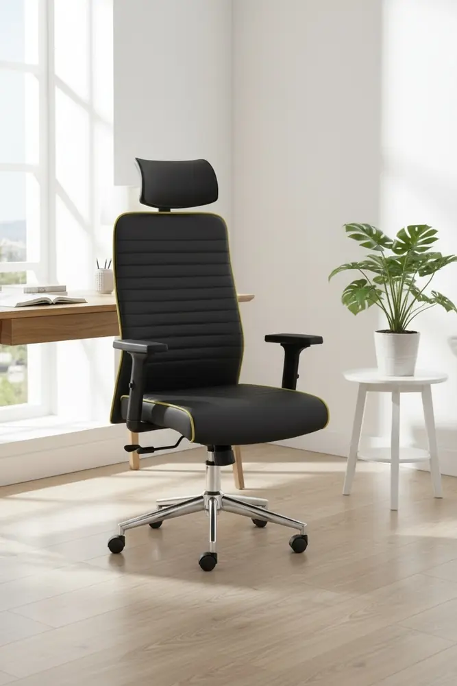 Zirve Deri Ergonomik Çalışma ve Yönetici Koltuğu · Görsel 2
