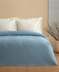 OGLO Double Bedspread Set Powder 230 x 250 cm (2 Pillowcases Gift)