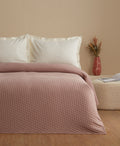 OGLO Double Bedspread Set Powder 230 x 250 cm (2 Pillowcases Gift)