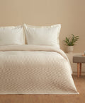 OGLO Double Bedspread Set Powder 230 x 250 cm (2 Pillowcases Gift)