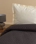 OGLO Single Bedspread Set Light Plum 160 x 220 Cm (1 Pillowcase Gift)