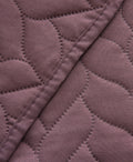 OGLO Single Bedspread Set Light Plum 160 x 220 Cm (1 Pillowcase Gift)