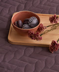 OGLO Single Bedspread Set Light Plum 160 x 220 Cm (1 Pillowcase Gift)