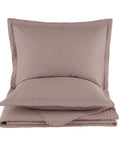 OGLO Single Bedspread Set Light Plum 160 x 220 Cm (1 Pillowcase Gift)