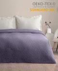 OGLO Double Bedspread Set Sage 220x240 Cm (2 Pillowcases Gift)